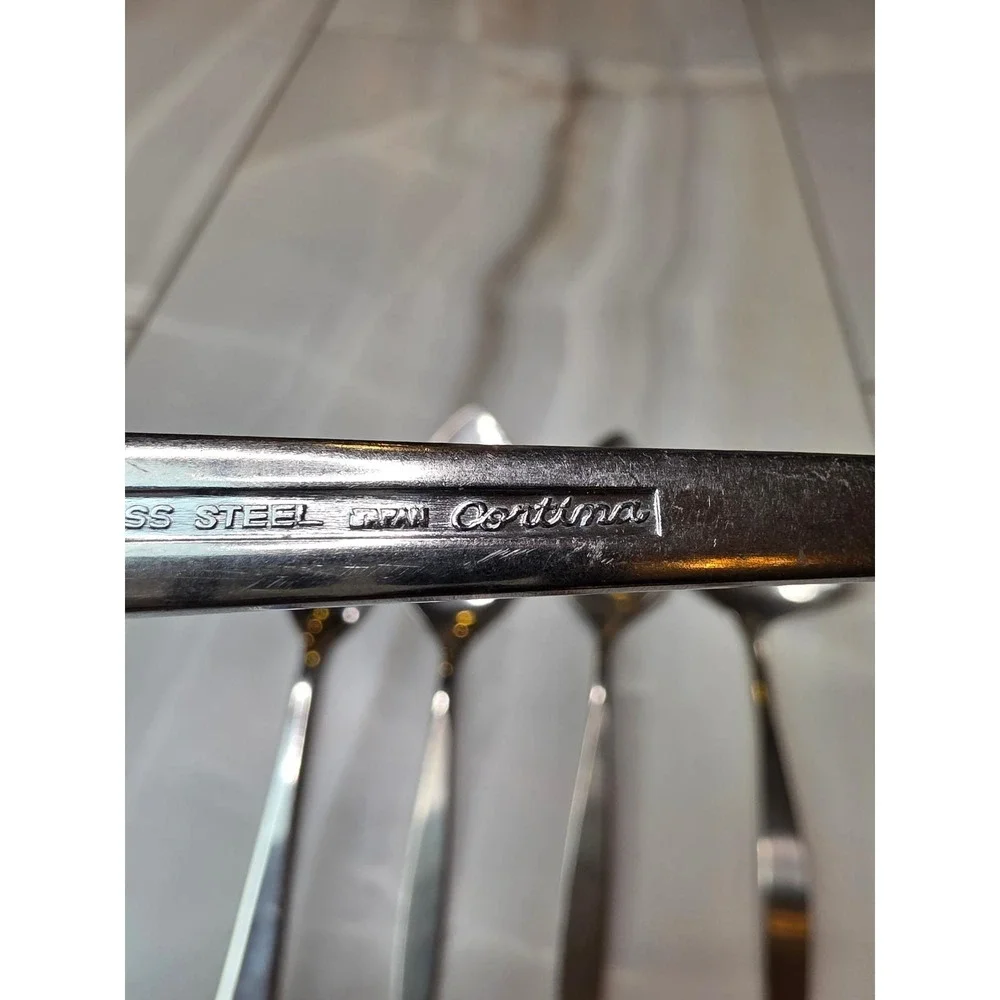Vintage Norpro & SRI Cortina Japan Stainless Serving Set Ladle Slotted Spoons A3